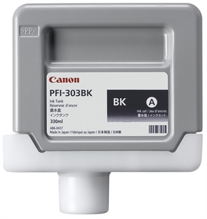 Canon PFI-303 BK Svart - 330 ml bläckpatron